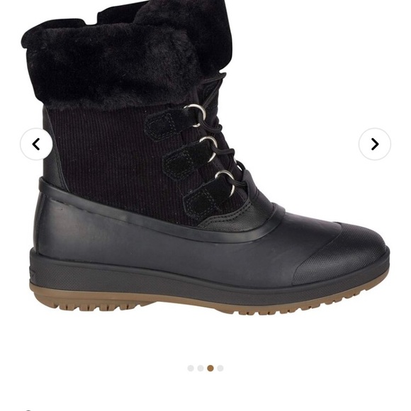 Sperry Shoes - ✨SPERRY Women's Pacifica Alpine Rain Boot Top-sider with faux fur size 7 EUC!